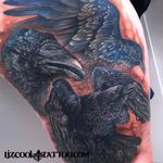 Ravens Tattoo Design Thumbnail